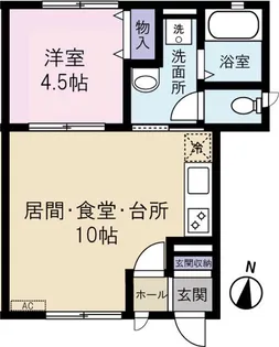 Casa Lirio【1階】の間取り