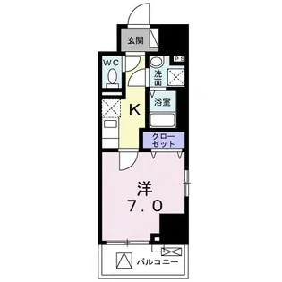 ジョリ シャルマン【5階】の間取り