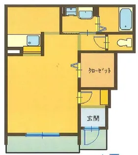 フリージア(東石岡)【1階】の間取り