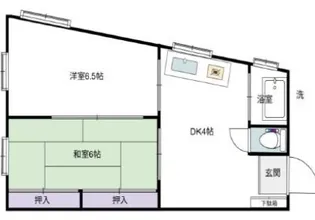 アキタハウスA棟【1階】の間取り