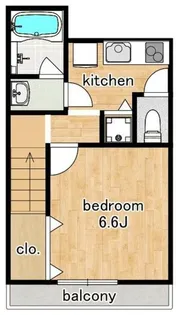 ポルト・ボヌール【2階】の間取り