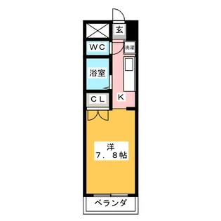 ヴィラ タカクラ【1階】の間取り