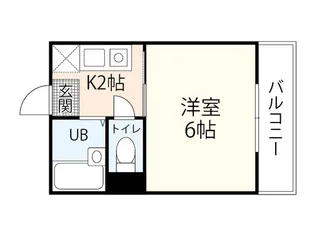 カーサ大正【2階】の間取り