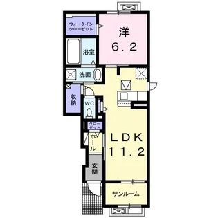 コンコードI【1階】の間取り