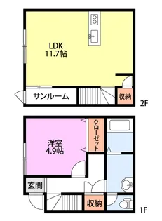アマール【1階】の間取り