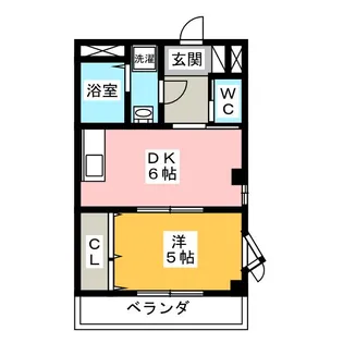 グランデージサウスシティ【1階】の間取り