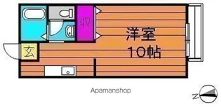 ビーライン川入 A【2階】の間取り