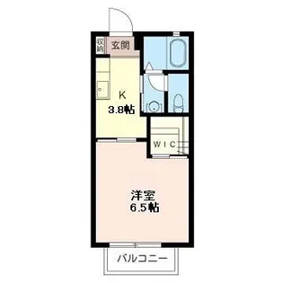 サニーフラット【1階】の間取り