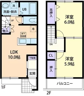 SEASON Bの間取り