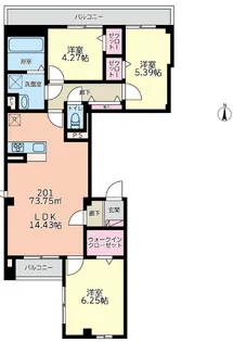 経堂マンション【2階】の間取り