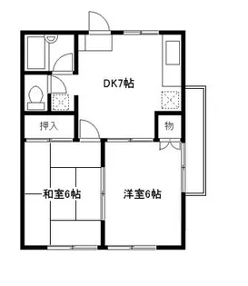 サンパーク湘南【1階】の間取り