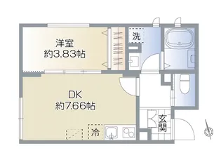 CS GARDEN 秋津 II【1階】の間取り