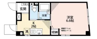 ピーズフィースト【5階】の間取り