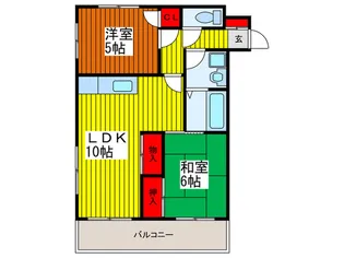 サンテラス蕨【5階】の間取り