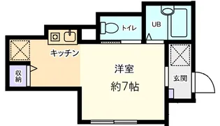 ラフィナート中野【1階】の間取り