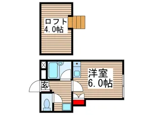 コ-ポ逆井【1階】の間取り