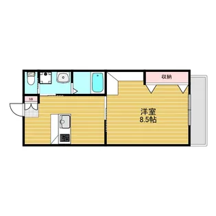 プルメリア新大阪【7階】の間取り