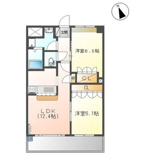 Miura Mansion(ミウラ マンション)【5階】の間取り