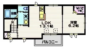 アーバンプラザC【2階】の間取り