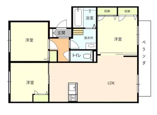 ブランピエール【3階】の間取り