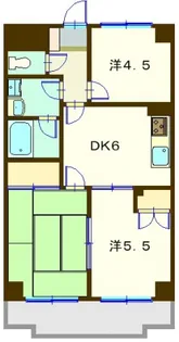MKマンション第二【2階】の間取り