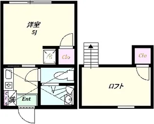 アマビーレ新井薬師【2階】の間取り