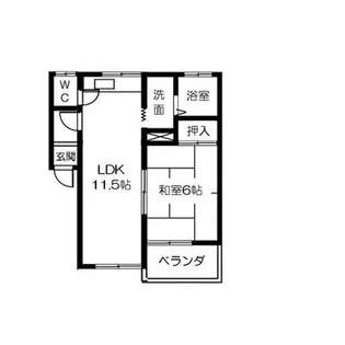 メゾン正木【2階】の間取り