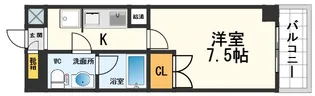真上ウエストコート【3階】の間取り
