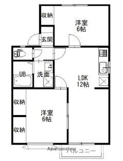 ウイングヒルA【2階】の間取り
