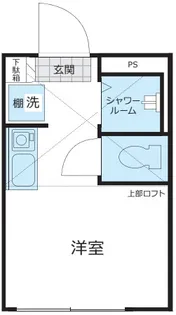 Shanti Casa 四谷若葉の間取り