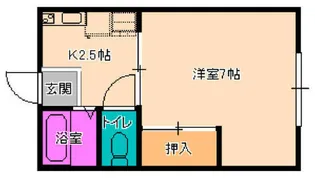 シティハイム上越I【2階】の間取り