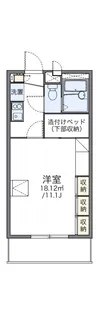 レオパレス湘南A【2階】の間取り