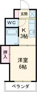 ロイヤル高野 2号棟【2階】の間取り