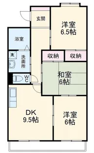 ヒバリハイツ【4階】の間取り