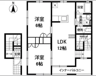 クララハウス【2階】の間取り