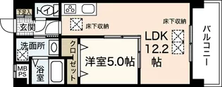 クレアーレヴェントルネス宮内【3階】の間取り