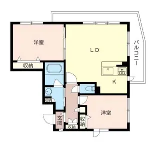 Due Casa Viento【3階】の間取り
