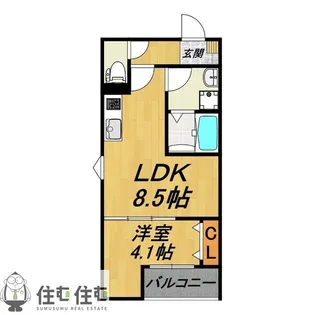 LE COCON 豊田市II【1階】の間取り