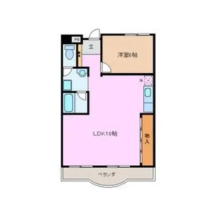 ロイヤルサイキ【5階】の間取り
