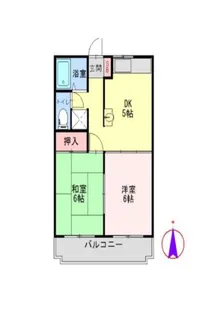 アミーまつい【3階】の間取り