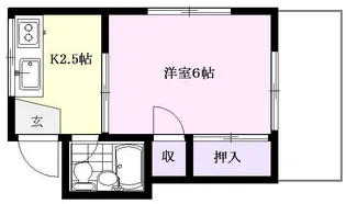 ハウスグリット【1階】の間取り