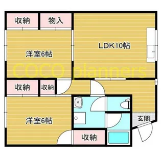 グリーンスクエア A【1階】の間取り