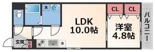 badge tomoi Est VI【2階】の間取り