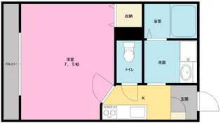 シーハイル【3階】の間取り