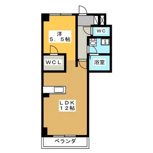 マウンティンやかた【2階】の間取り