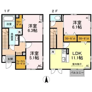 HIMAWARI【2階】の間取り