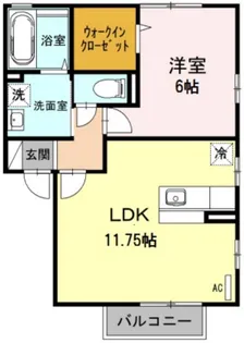 リ・ヴラン【2階】の間取り