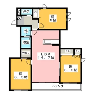 TAO大和通【2階】の間取り