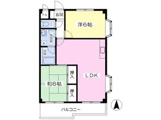 ウィル・ピア【2階】の間取り