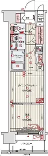 レオンコンフォート梅田北【4階】の間取り